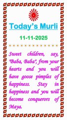🇲🇰 Essence of Today’s Murli 11 November 2025 English in Male Voice| BRAHMA KUMARIS
