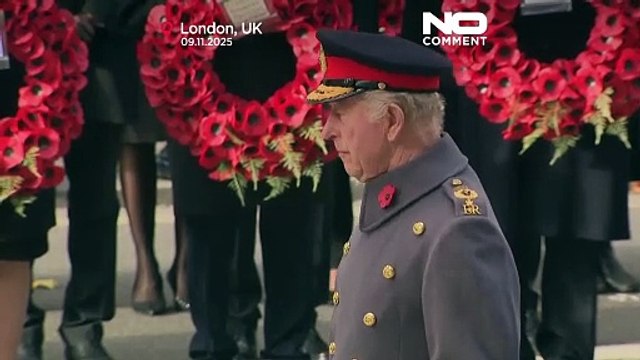 Le roi Charles III et le prince William honorent les morts de guerre lors d'une cérémonie à Londres