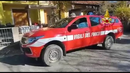 I vigili del fuoco individuano l'elicottero disperso sugli Appennini