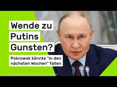Ukraine-Krieg aktuell: Wende zu Putins Gunsten? Pokrowsk könnte in den nächsten Wochen fallen