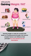 why you'are gaining weight  fat