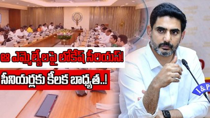 Nara Lokesh meeting : అనుభవం లేదు, అవగాహన లేదు. ఎమ్మెల్యేలపై సీరియస్ | Oneindia Telugu