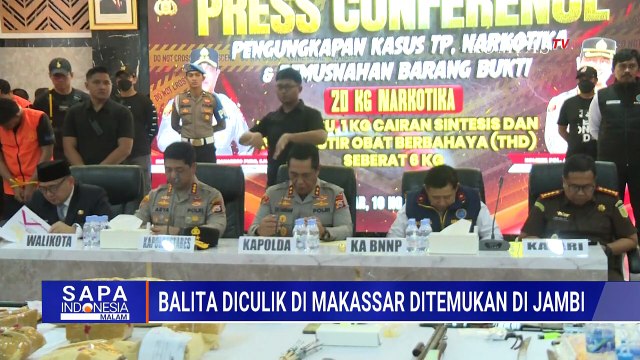Polisi Tetapkan 4 Tersangka Kasus Penculikan Balita di Makassar | SAPA MALAM
