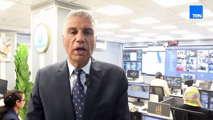 محافظ أسوان يطمئن على سير الانتخابات من داخل مركز سيطرة الشبكة الوطنية بديوان عام المحافظة