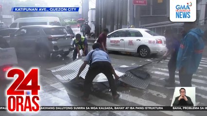 Malakas na ulan at hangin, nanalasa; bahagi ng billboard, bumagsak; 2 sugatan | 24 Oras