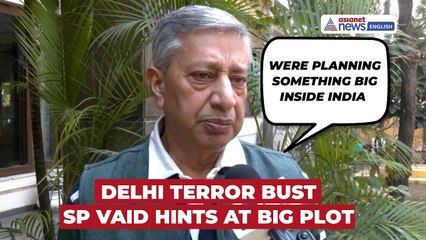 ‘Were Planning Something Big Inside India’ | Ex-J&K DGP SP Vaid on Delhi-NCR Terror Plot