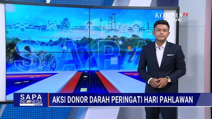 Aksi Donor Darah Peringati Hari Pahlawan, Peserta & Nakes Kenakan Kostum Pahlawan dan Adat