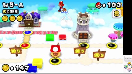 New Super Mario Bros 2 W5-3 ALL 3 STARS
