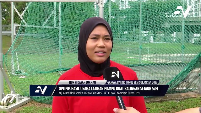 Nur Hidayah optimis capai sasaran balingan 52m di pentas akhir Varsity