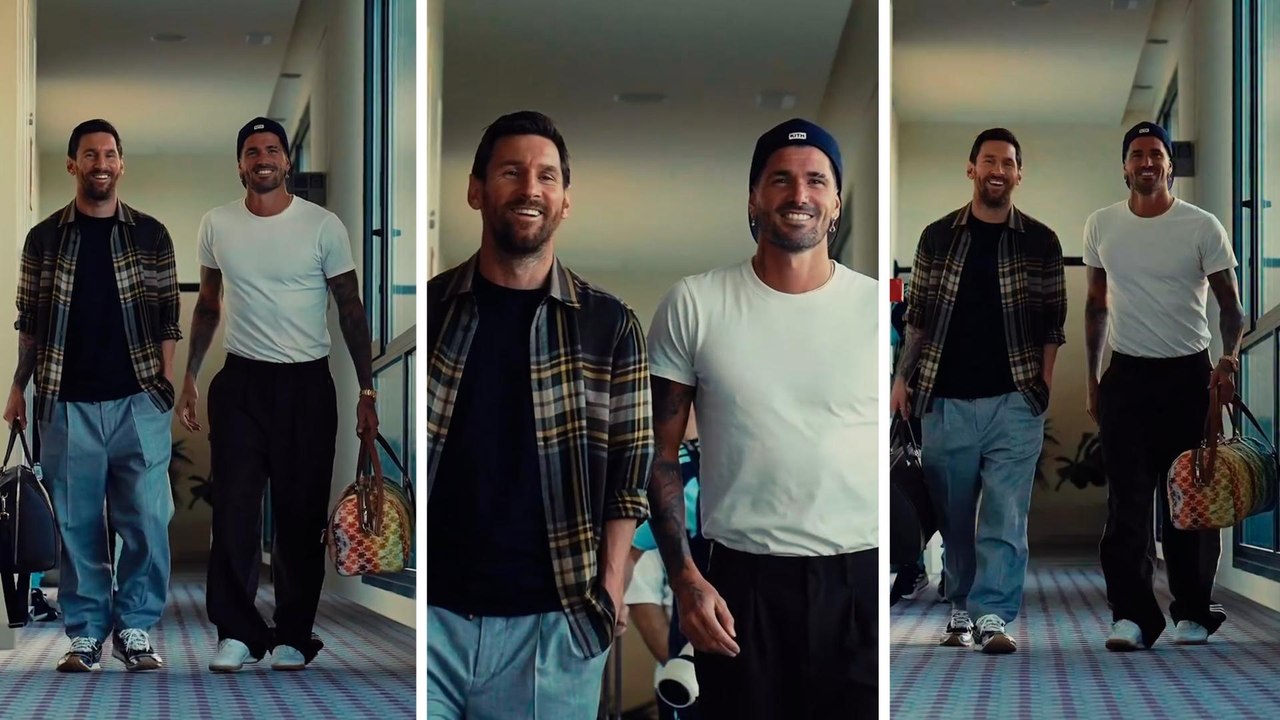 Lionel Messi returns to Spain to prepare for his friendly matches against Argentina: He arrived in style alongside Rodrigo De Paul