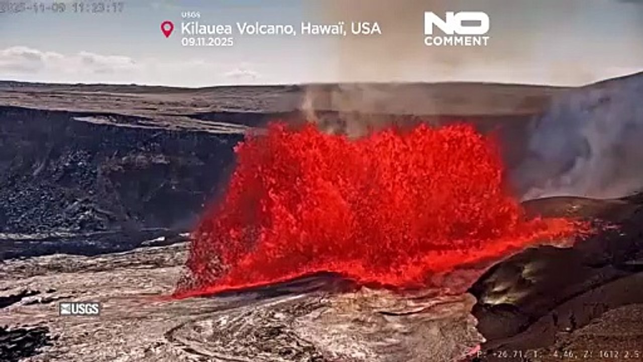 Vulkan Kilauea bricht erneut aus: Lavafontänen schießen bis zu 330 Meter hoch