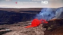 Wulkan Kilauea znów wybucha, a fontanny lawy sięgają 330 m