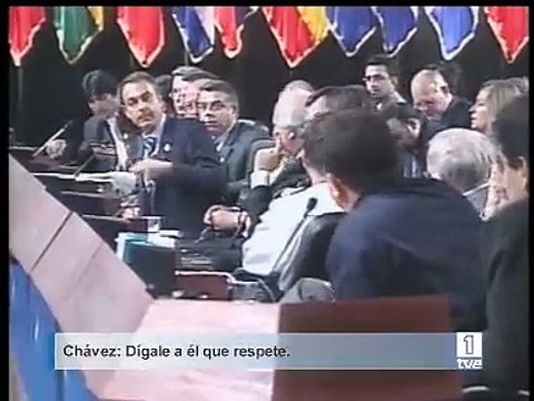 El Rey a Chávez; '¿Por qué no te callas¿' (Telediario TVE)