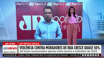 Violência contra população de rua sobe 50% em Minas Gerais em 2025