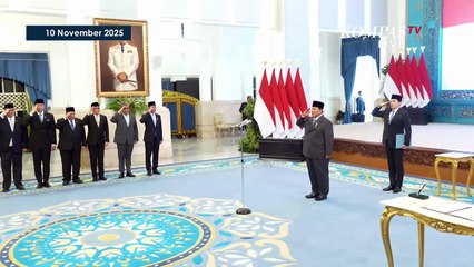 [FULL] Prabowo Resmi Lantik Kepala BRIN dan Wakil Ketua MA Bidang Non-Yudisial