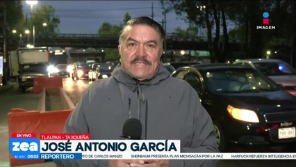 Reporte vial: Así luce esta mañana Tlalpan y Taxqueña