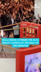 Bella Hadid Attends Ulta Beauty Launch at the Mall of the Emirates