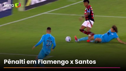 CBF divulga áudio do VAR em pênalti para o Flamengo contra o Santos no Maracanã