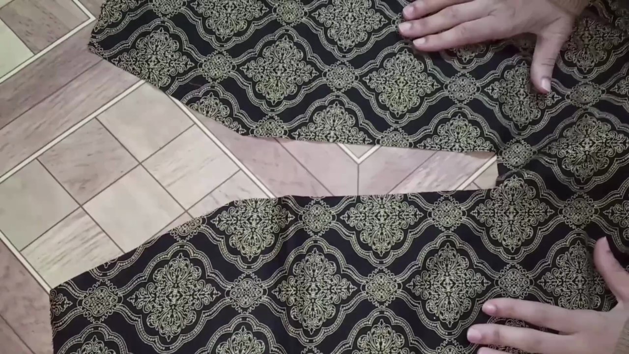 Simple V Placket Kurti Front Neck Design Cutting and Stitching | Easy V Placket Neck Design |