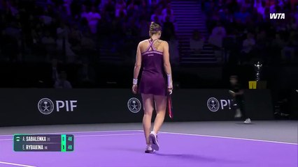 Aryna Sabalenka vs Elena Rybakina | 2025 WTA Final2025 WTA