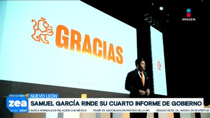 Samuel García rinde su cuarto Informe de Gobierno