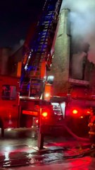 Flames engulf vacant church on Detroit's west side