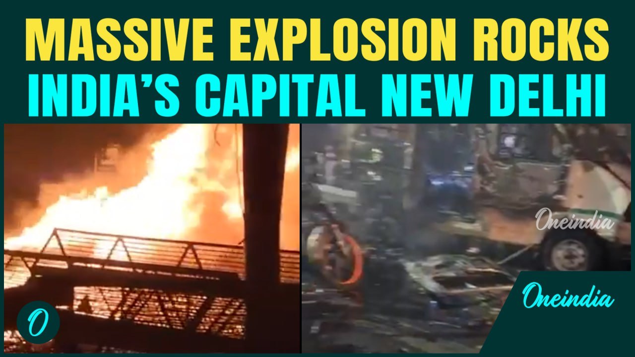 Breaking: EXPLOSION ROCKS Delhi | Cars BURST into Flames Near Red Fort| Delhi Blast