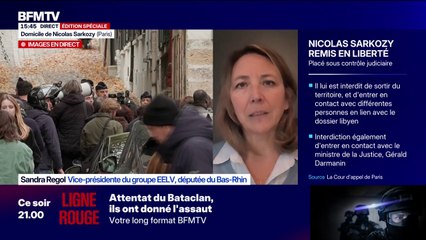 Nicolas Sarkozy libéré: "Ce n'est pas vraiment une surprise" pour Sandra Regol, vice-présidente du groupe EELV