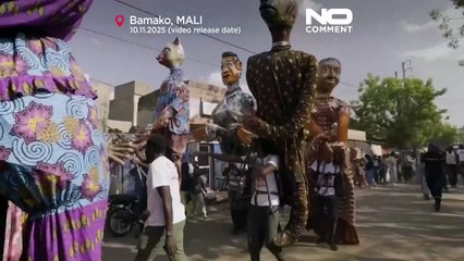 Amid fuel crisis and conflict, Mali’s giant puppets bring life and hope to Bamako