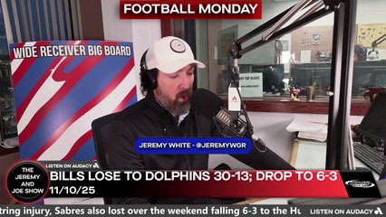 Receiver issues rearing its ugly head in Buffalo