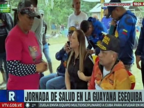 Comunidades indígenas y mineras beneficiadas con jornada de salud en la Guayana Esequiba