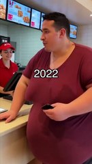 Insane body weight loss transformation 🔥🔥