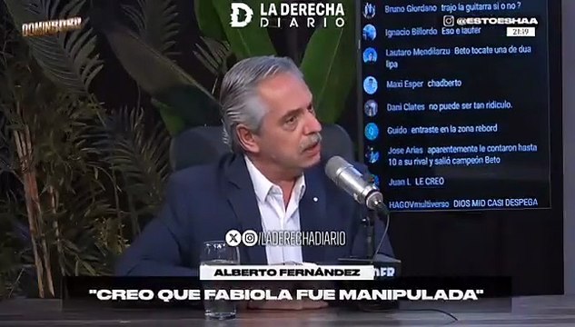 Alberto Fernández habló de la interna peronista y negó las agresiones contra Fabiola Yáñez
