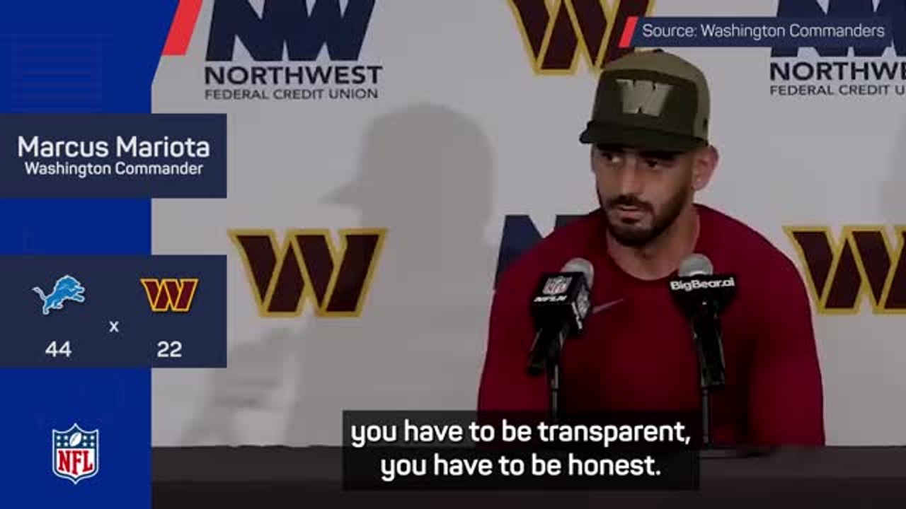 Mariota gives brutally honest assessment of Commanders' season
