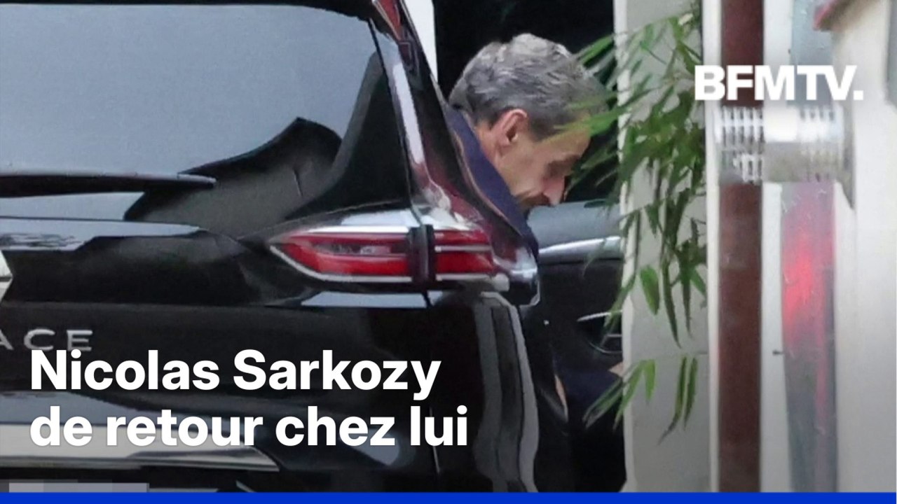 Nicolas Sarkozy de retour chez lui après 21 jours de détention