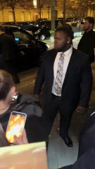 Ariana Grande takes photos with fans in Paris