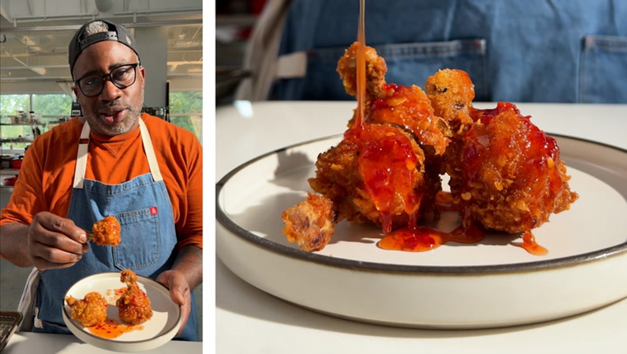 Cornflake-Crusted Fried Chicken Drumettes Recipe
