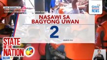 OCD: 2 kumpirmadong nasawi at 1.4 milyong tao ang apektado ng Bagyong Uwan | SONA