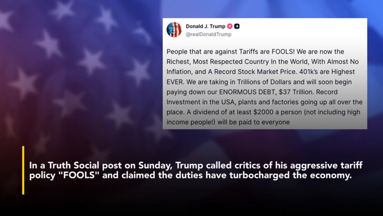 Trump Says Every American Will Receive 'At Least' $2,000 From Tariffs; Scott Bessent Has This To Say On How It Will Reach People