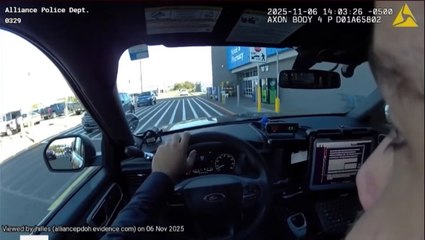 Cop hops on rodeo bull in Walmart parking lot after call out to suspicious person which turned out to be a cowboy