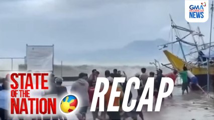 State of the Nation: (RECAP) Bayanihan sa gitna ng Bagyong Uwan