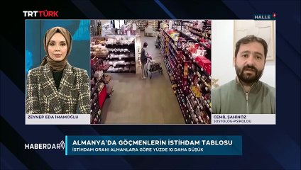 Almanya´da göcmenlerin istihdam tablosu (TRT Türk, Haberdar, 06.11.2025)