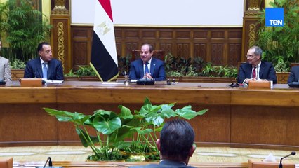 الرئيس عبد الفتاح السيسي يستقبل رؤساء وقيادات ٥٢ من كبريات الشركات المصرية والعالمية