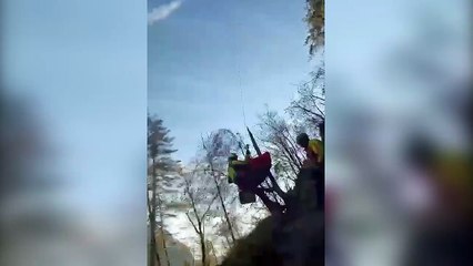 L'intervento del Soccorso alpino sul monte?Procinto