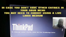 Fixing stuck at "loading linux....."