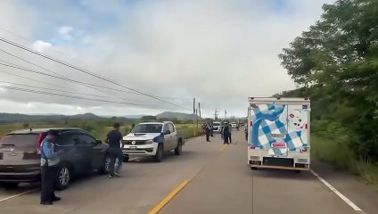 Así fue accidente donde murió policía en Olancho