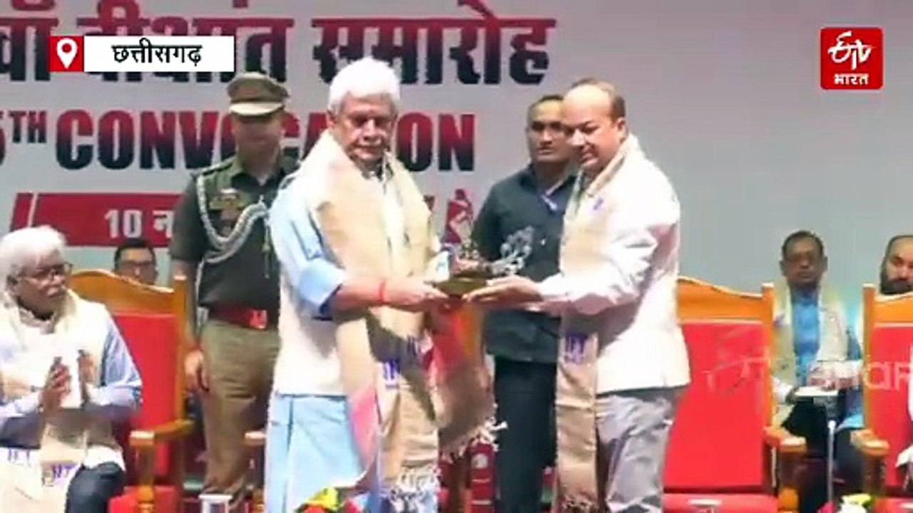 आईआईटी भिलाई के दीक्षांत समारोह में बोले मनोज सिन्हा, भारत गतिशीत तकनीकी तंत्र बनाने में हुआ सफल