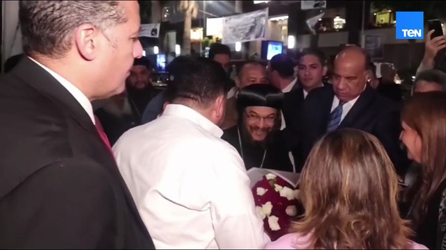 نيافة الأنبا بافلي أسقف قطاع المنتزه بالإسكندرية يدلي بصوته في انتخابات مجلس النواب