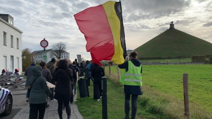 Manifestation des enseignants à Waterloo ce 10 novembre 2025