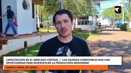 Capacitación en el mercado Central sobre Hongos comestibles